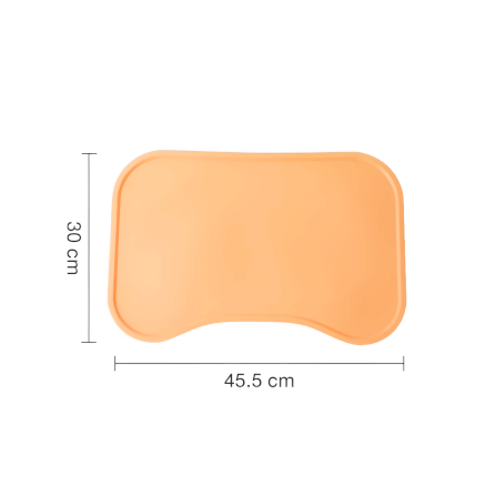 แผ่นซิลิโคนรองจานสัตว์เลี้ยง THAI SUN SPORT รุ่น PET0018-OR สีส้ม